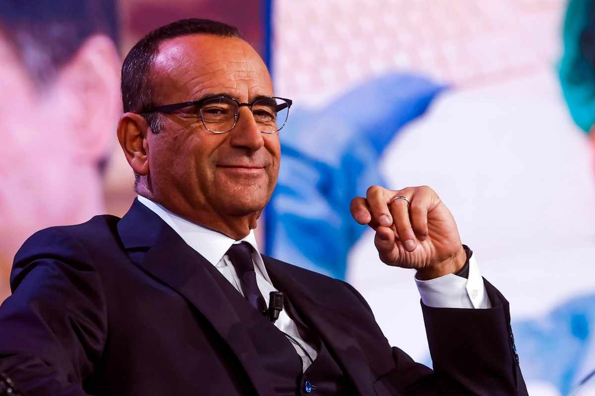 Carlo Conti mezzo busto